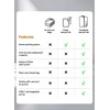 POIXM Vacuum Bags for Travel with Pump, Reusable Space Saver