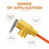 GASHER 1/2" BSP RV Water Heater Temperature and Pressure Relief