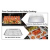 TeamFar Baking Sheet with Rack Set(1 Pan & 1 Tier