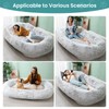 JOLLYVOGUE Human Dog Bed for Adults and Pets, Ultra-Soft Plush