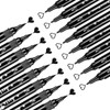 Arrtx Black Acrylic Paint Pens - 8 Pack Brush Tip