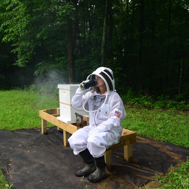 US APIARY 3 Layer Bee Suit with Fencing Veil One