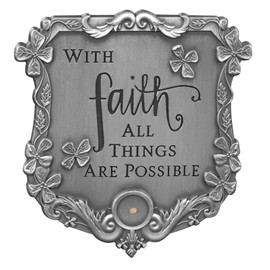 AngelStar with Faith Visor Clip, 2-1/2 Inches High