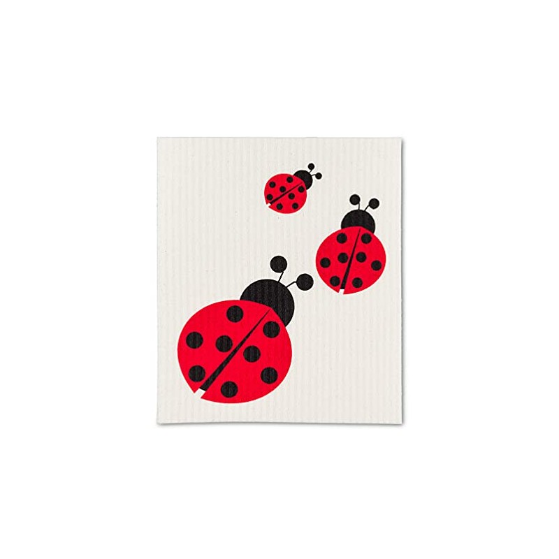 Ladybug Dishcloths. Set of 2