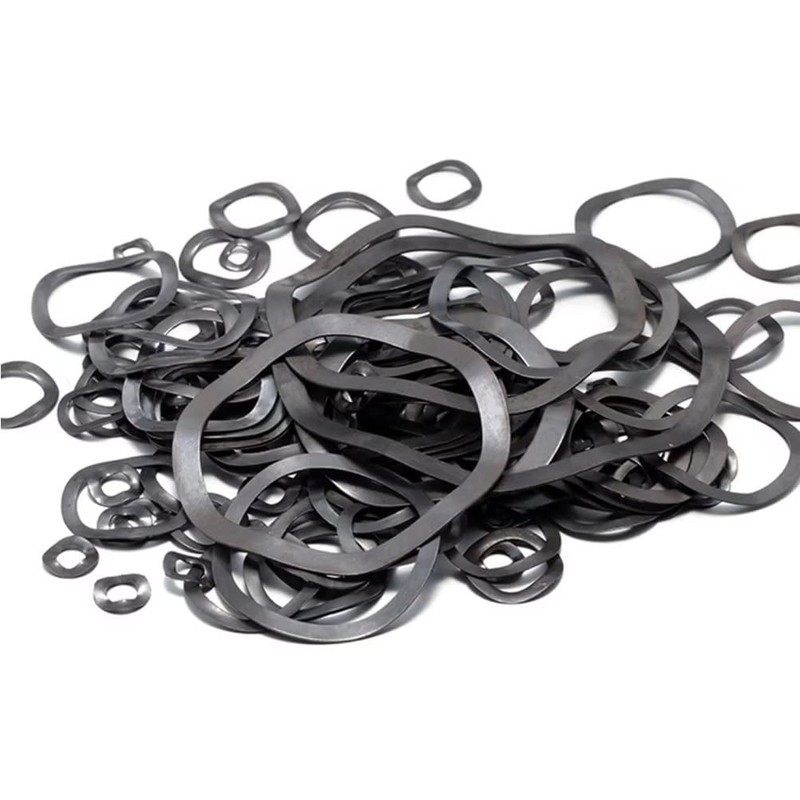 FEEIMOL Compression Rings Carbon Steel Wavy Spring Discs M27 x