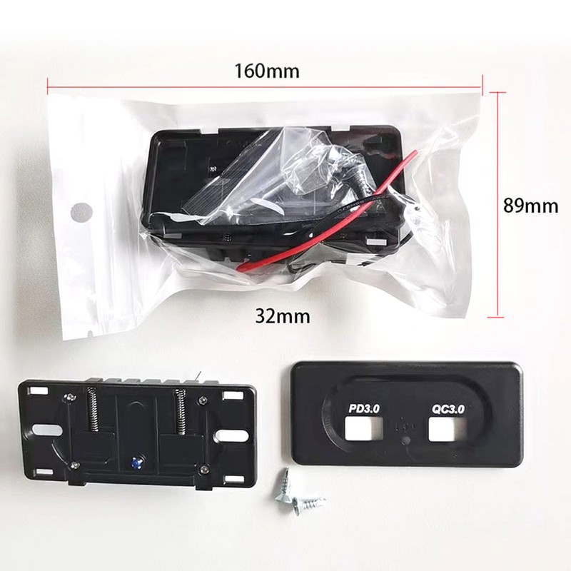12 Volt USB Socket with Cap, Dual Port Quick USB