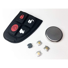 Automobile Locksmith DIY Repair kit - for Jaguar 4 button remote key fob refurbishment