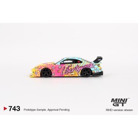 Diecast Model Car Compatible with Mini GT 1:64 Nissan S15 Silvia LB-Super Silhouette LB Kuma Limited Edition MGT00743