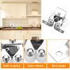 Pack of 10 Double Roller Catch Cabinet Locks, Furniture Catches,