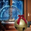 Inflatable Christmas Ball Bell Gaint Ornament with Red Bowknot PVC