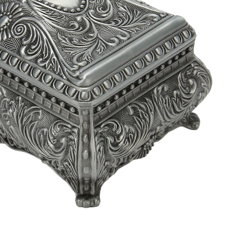 Vintage Jewelry Box Innovative European Style Light Luxury Metal Trinket