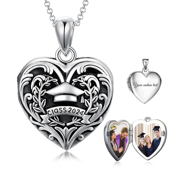 SOULMEET Graduation Gifts for Her, Class of 2023/2024/2025 Compass/Nursing Locket