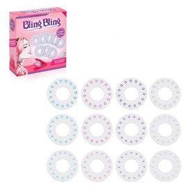 Hair Bedazzler Accessories - 180 Hair Bling Gems, Diamond Jewel Refill Mitch with Hair Bedazzler for Hair, Fashion, Shoes, Phone Shell (180 Gems)