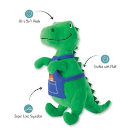 Fringe Studio Plush Dog Toy, I Dig You, Pet Shop Collection (314197)