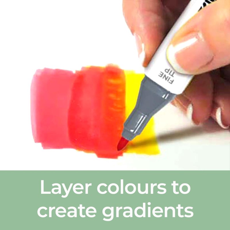 Zieler® - 25 + 1 Artists Graphic Marker Dual Tip