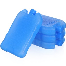 Kisangel Ice Pack for Cooler Bag Cool Packs for Cooler Freezer 4 Lunchbox Ice Bricks