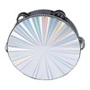 Radiant Tambourine Reflective Clear Crisp Sound Double Row Bell Drum