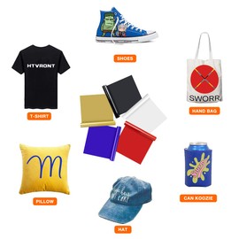 HTVRONT HTV Vinyl Rolls Heat Transfer Vinyl - 12" x 8ft Red HTV Vinyl for Shirts, Iron on Vinyl for Cricut & Cameo - Easy to Cut & Weed for Heat Vinyl Design (Red)