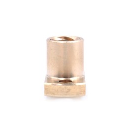 DollaTek 4pcs T8 Lead Screw nut Pitch 2mm Lead 8mm Brass T8x8mm Flange Screw Nut