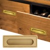 Brass Recessed Furniture Handle Kitchen Cupboard Cabinet Wardrobe Drawer Pulls