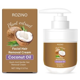 ROZINO Coconut Oil Facial Hair Removal Cream - Gentle Lip Hair Removal:_A product