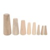 Marine Thru Hull Wood Plug Emergency Tapered Soft Plugs, 10-Piece