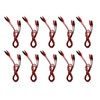 10Pcs Electrical Alligator Clip Dual Ended Alligator Clamps Test Leads
