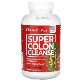 Health Plus Inc Super Colon Cleanse 530 mg 240 Capsules, Package may vary