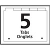 Avery Write & Erase Big Tab Binder Dividers, 8 Tabs,