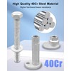 AUGREX 2 Pack of Rear Camber Caster Alignment Bolt Kit