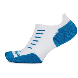 Thorlos Experia XCTU Thin Cushion Running No Show Socks, Blue Aster, XS