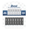 BONAI Rechargeable AA AAA Battery Combo,High Capacity 8PCS 2800mAh AA and 8PCS AAA 1100mAh NiMH Batteries Low Self-Discharge