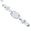 10pcs Zinc Alloy Cabinet Handle Back Plate Retro Style Single