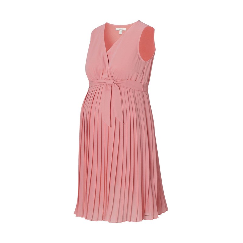 ESPRIT Maternity Women's Dress Woven Sleeveless Dress, Blush - 665