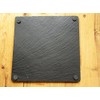 Slate Plate 25 cm Positive Corners [Black, Utensils, Stone Flat
