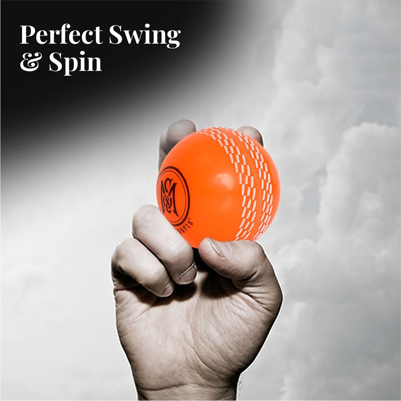 Mozi Sports Wind Cricket Balls - Indoor & Outdoor Soft