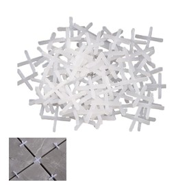 UtySty 2000 Pack Tile Spacers 1/12'' 2mm Gaps Ceramic Wall Floor Tile Spacer Cross Spacing Installation Laying Joint Retaining Separators Tool for Tiling Positioning Clip Leveling System Construction