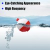 12 Pcs Fishing Snap-On Floats 6 Sizes Hard Float Bobbers