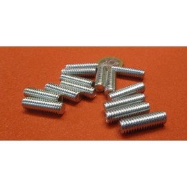 Unbranded Zinc Plated Steel Threaded Studs, RH, 5/16"-18 x 1.00" Length, Pkg of 50 Pcs