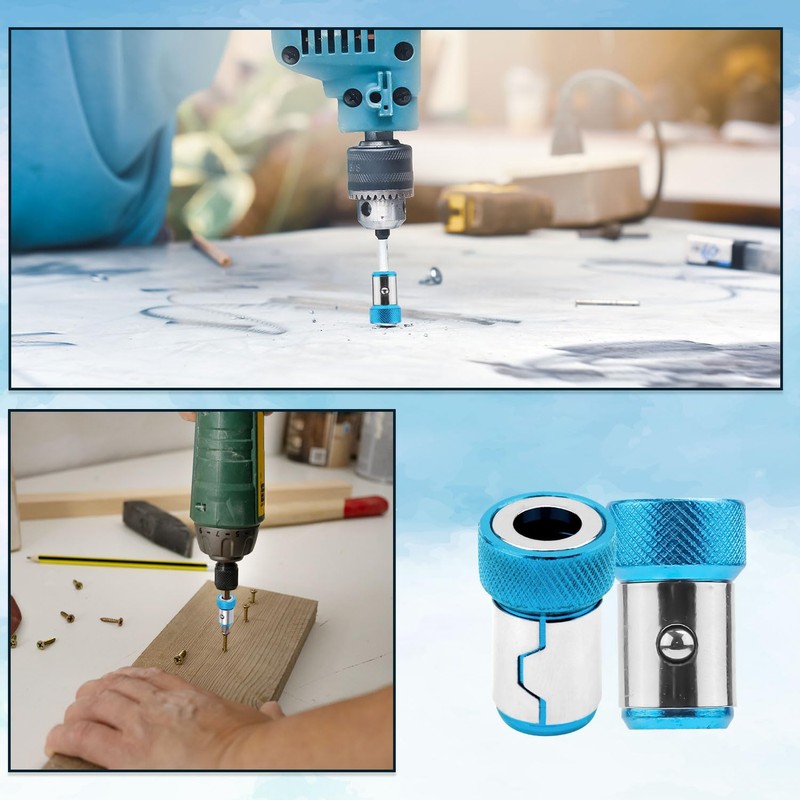 Tinoaly 6pcs Magnetic Screw Rings with 3pcs 50/65/70mm Ph2 Bits,