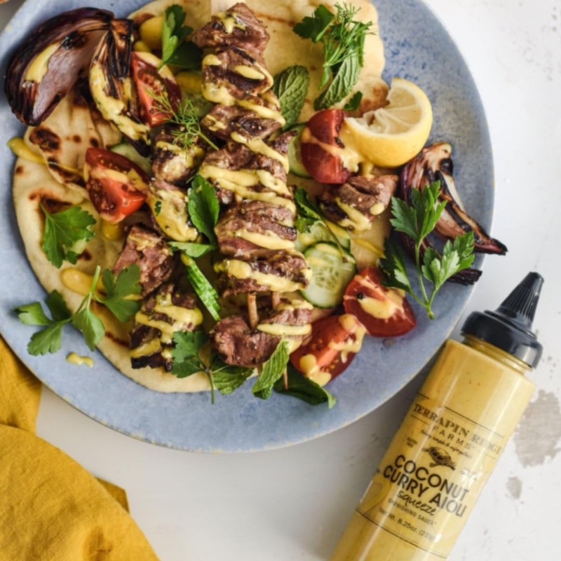 Terrapin Ridge Farms Coconut Curry Aioli Garnishing Sauce – One