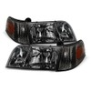 ACANII - For 1998-2011 Ford Crown Victoria Smoked Lens 4pcs
