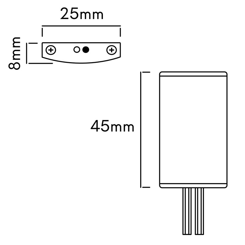 Innovative LED Switch Non-Contact / Dimmable with Mini Plug System,