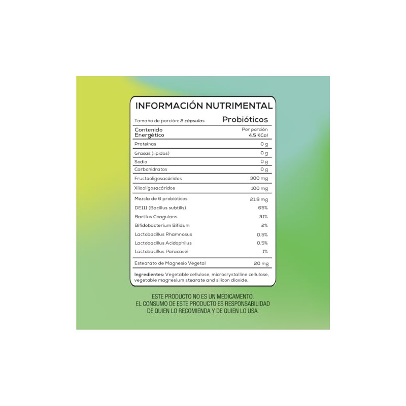 Vitday - Probióticos 100% Naturales - 90 Cápsulas Vegetales -