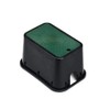 Rain Bird PVB Series PVBMST Mini-Standard Rectangular Valve Box with Green Lid