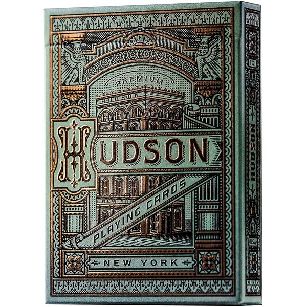 theory11 Hudson Playing Cards, Light Green, Model:CARDSHUDSON