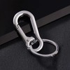 aoozleny 4pcs Keychain Clip Key Ring, Metal Carabiner Clips Keyring