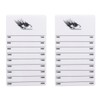 PACKOVE Acrylic Eyelash Display Board 2 Pcs Double Layer Lash