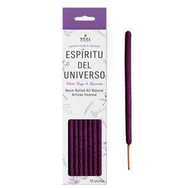 SOUL STICKS Handcrafted 10pcs Resin Artisan Incense Sticks Non-Toxic & Long Lasting Aromatic Sticks for Yoga Meditation Relaxation Aromatherapy Cleansing & Purification (White Sage & Lavender)