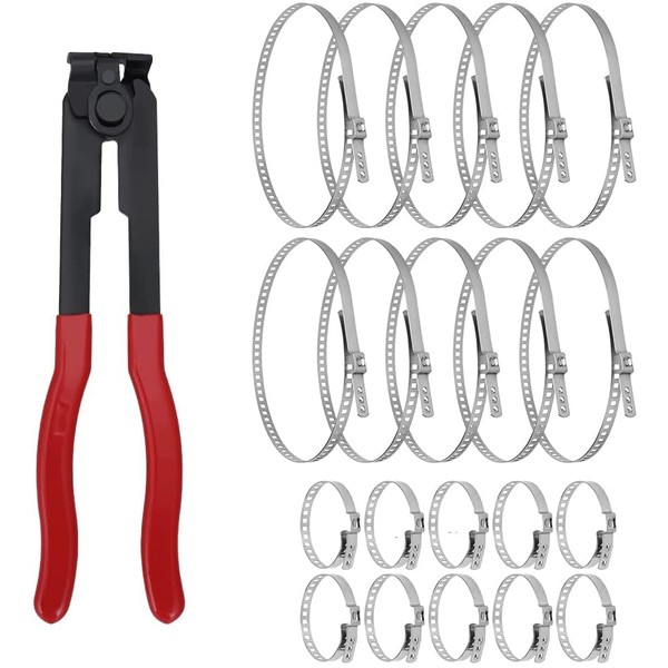 Alpha Rider Hose Clamp Set for Car/ATV, CV Clamps Hose,